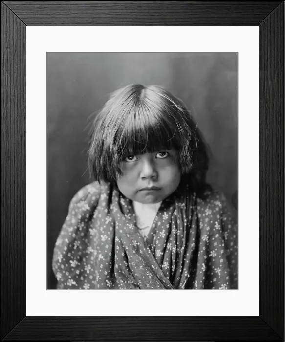 Framed Print : Sanowa Poqui [B], c1905. Creator: Edward Sheriff Curtis