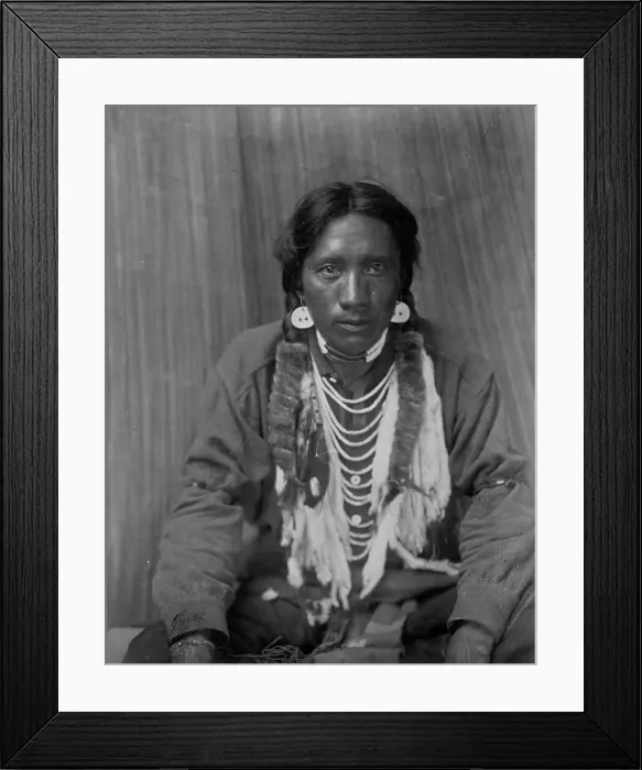 Framed Print : Shirt - Kalispel, c1910. Creator: Edward Sheriff Curtis