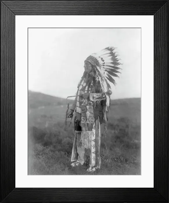 Framed Print : High Hawk, c1907. Creator: Edward Sheriff Curtis Framed Print : High Hawk, c1907. Creator: Edward Sheriff Curtis
