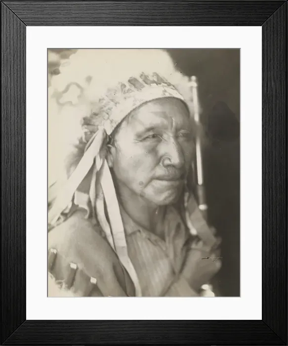 Framed Print : Lame Dog, 1905. Creator: Edward Sheriff Curtis Framed Print : Lame Dog, 1905. Creator: Edward Sheriff Curtis