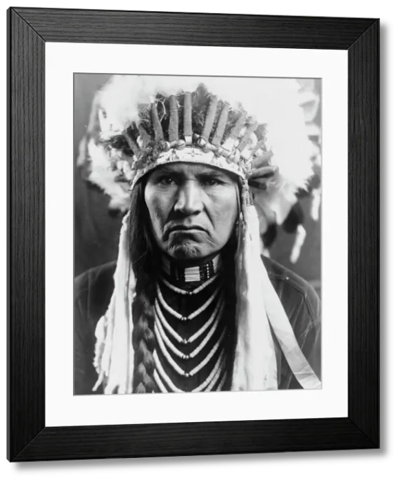 Framed Print : A typical Nez Percé, c1910. Creator: Edward Sheriff Curtis Framed Print : A typical Nez Percé, c1910. Creator: Edward Sheriff Curtis