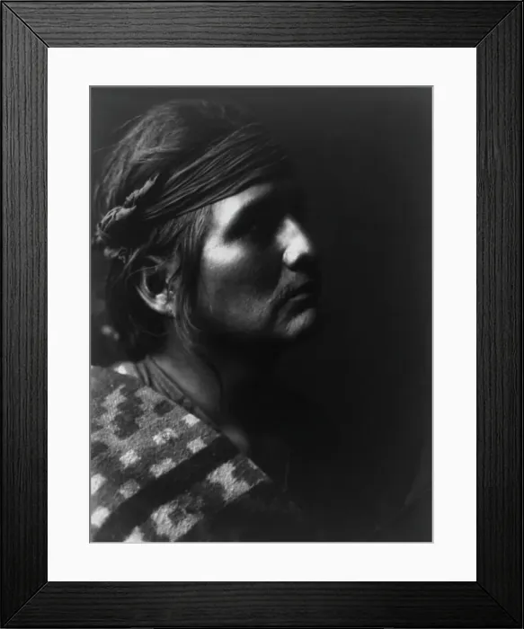 Framed Print : A Chief of the Desert, c1904. Creator: Edward Sheriff Curtis Framed Print : A Chief of the Desert, c1904. Creator: Edward Sheriff Curtis