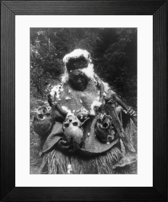 Framed Print : Kominaka dancer, 1910, c1911. Creator: Edward Sheriff Curtis Framed Print : Kominaka dancer, 1910, c1911. Creator: Edward Sheriff Curtis