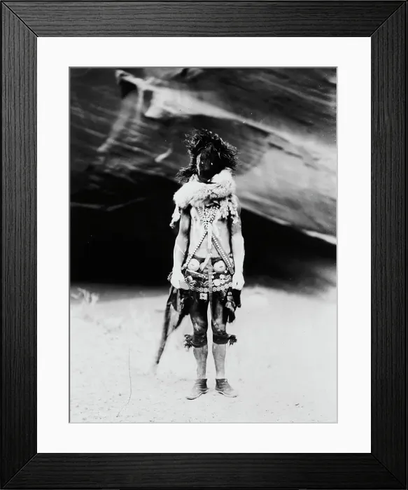 Framed Print : Nayenezgani-Navaho, 1904, c1905. Creator: Edward Sheriff Curtis Framed Print : Nayenezgani-Navaho, 1904, c1905. Creator: Edward Sheriff Curtis
