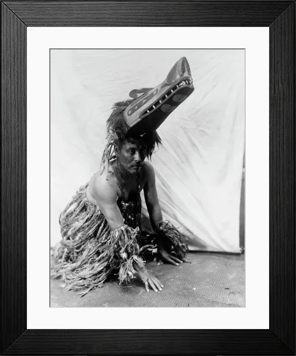 Framed Print : Atlumhl- Koskimo, c1914. Creator: Edward Sheriff Curtis Framed Print : Atlumhl- Koskimo, c1914. Creator: Edward Sheriff Curtis