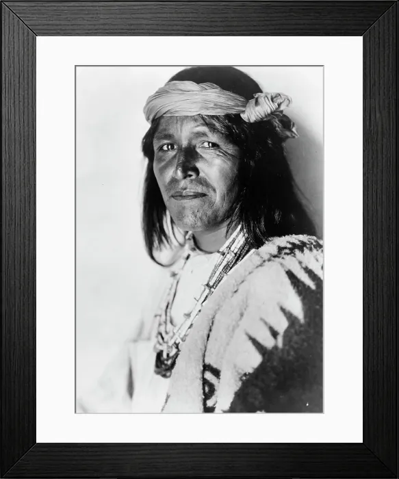 Framed Print : A Jemez fiscal, c1926. Creator: Edward Sheriff Curtis Framed Print : A Jemez fiscal, c1926. Creator: Edward Sheriff Curtis