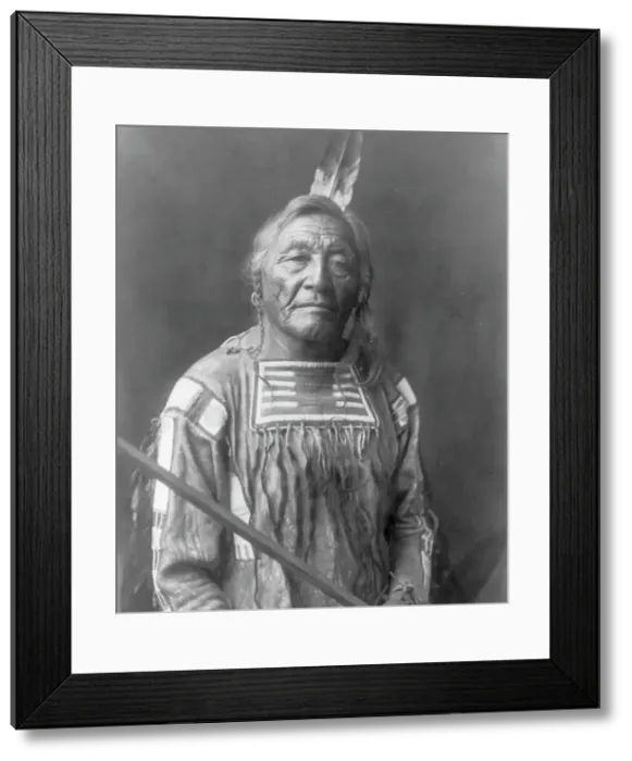 Framed Print : Sitting Elk-Apsaroke, c1908. Creator: Edward Sheriff Curtis Framed Print : Sitting Elk-Apsaroke, c1908. Creator: Edward Sheriff Curtis