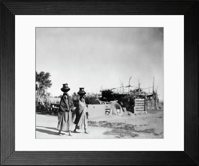 Framed Print : In the village of Santa Clara, c1905. Creator: Edward Sheriff Curtis Framed Print : In the village of Santa Clara, c1905. Creator: Edward Sheriff Curtis