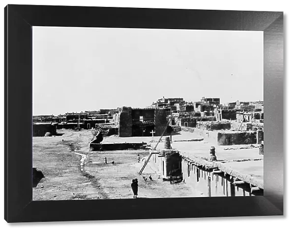 Zuni Pueblo, New Mexico, c1927. Creator: Edward Sheriff Curtis