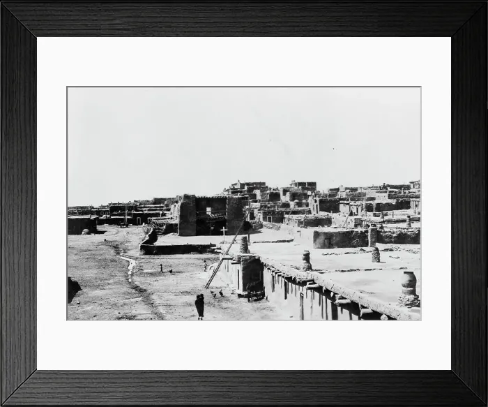 Framed Print : Zuni Pueblo, New Mexico, c1927. Creator: Edward Sheriff Curtis Framed Print : Zuni Pueblo, New Mexico, c1927. Creator: Edward Sheriff Curtis