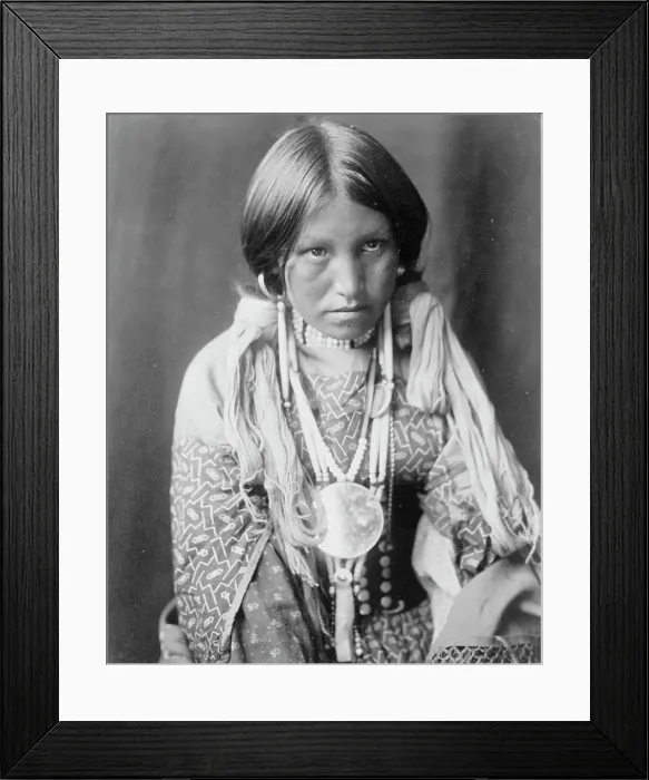 Framed Print : Jicarilla type, c1905. Creator: Edward Sheriff Curtis Framed Print : Jicarilla type, c1905. Creator: Edward Sheriff Curtis