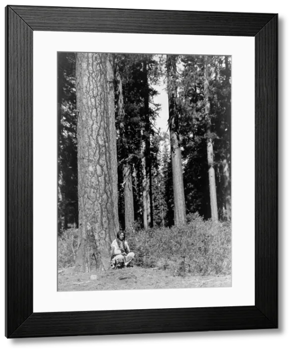 Framed Print : In the forest-Klamath, c1923. Creator: Edward Sheriff Curtis Framed Print : In the forest-Klamath, c1923. Creator: Edward Sheriff Curtis