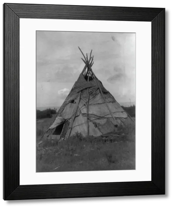 Framed Print : Mat lodge-Yakima, 1910, c1910. Creator: Edward Sheriff Curtis Framed Print : Mat lodge-Yakima, 1910, c1910. Creator: Edward Sheriff Curtis