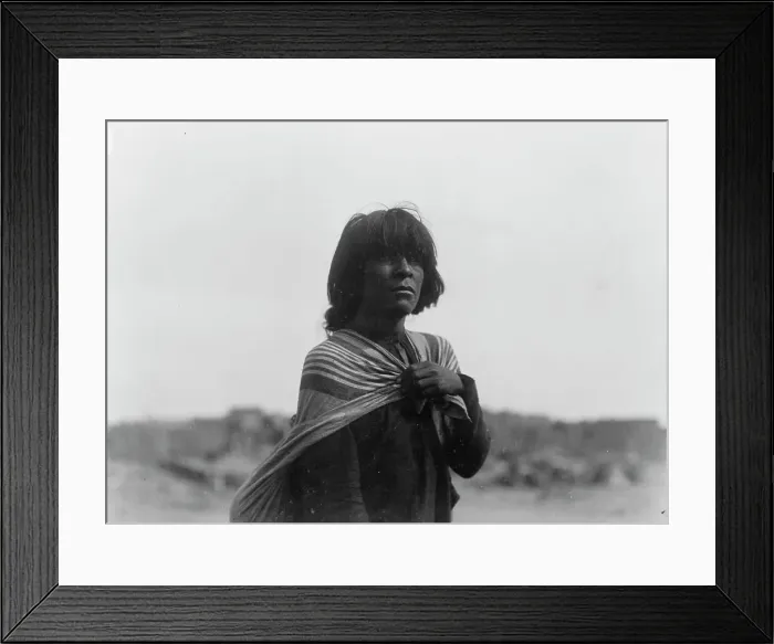 Framed Print : The farmer, c1905. Creator: Edward Sheriff Curtis Framed Print : The farmer, c1905. Creator: Edward Sheriff Curtis