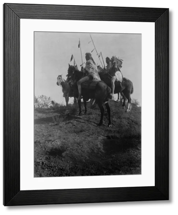 Framed Print : The spirit of the past-Apsaroke, c1908. Creator: Edward Sheriff Curtis Framed Print : The spirit of the past-Apsaroke, c1908. Creator: Edward Sheriff Curtis