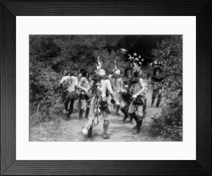 Framed Print : Yebichai prayer, E, c1906. Creator: Edward Sheriff Curtis Framed Print : Yebichai prayer, E, c1906. Creator: Edward Sheriff Curtis