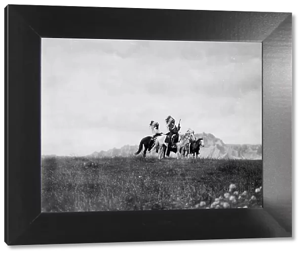 The plains of the Dakota-Sioux, c1905. Creator: Edward Sheriff Curtis