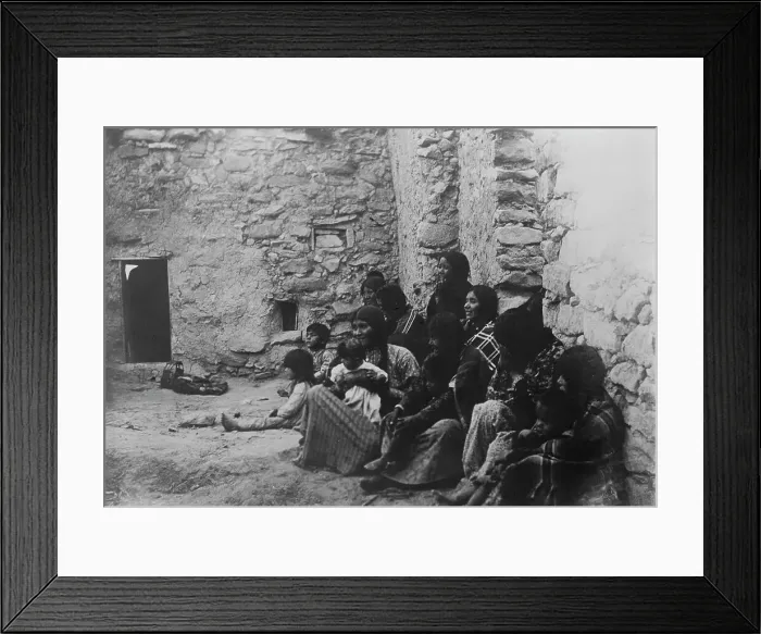 Framed Print : Hopi life, c1907. Creator: Edward Sheriff Curtis Framed Print : Hopi life, c1907. Creator: Edward Sheriff Curtis