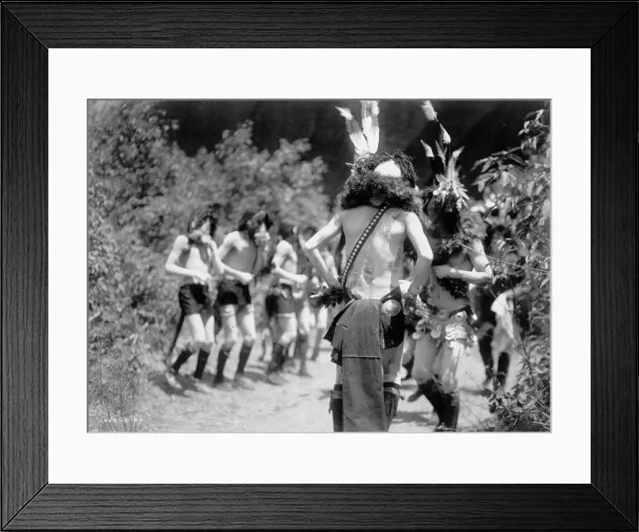 Framed Print : Yebichai prayer, C, c1906. Creator: Edward Sheriff Curtis Framed Print : Yebichai prayer, C, c1906. Creator: Edward Sheriff Curtis