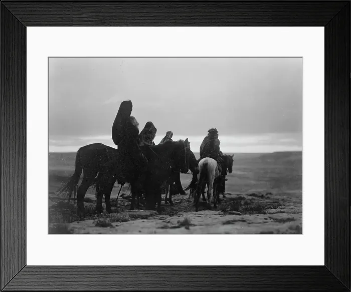 Framed Print : The dawn of day, c1905. Creator: Edward Sheriff Curtis Framed Print : The dawn of day, c1905. Creator: Edward Sheriff Curtis