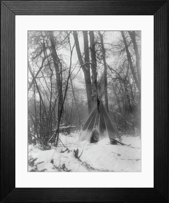 Framed Print : In the forest, c1908. Creator: Edward Sheriff Curtis Framed Print : In the forest, c1908. Creator: Edward Sheriff Curtis