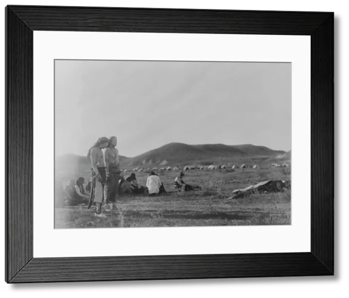 Framed Print : Before the final journey-Cheyenne, c1910. Creator: Edward Sheriff Curtis Framed Print : Before the final journey-Cheyenne, c1910. Creator: Edward Sheriff Curtis