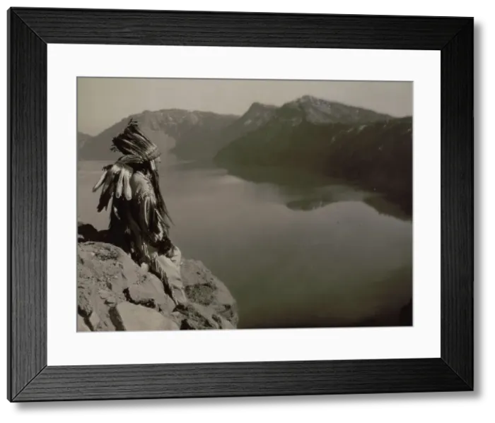 Framed Print : Crater Lake, 1923 Creator: Edward Sheriff Curtis Framed Print : Crater Lake, 1923 Creator: Edward Sheriff Curtis