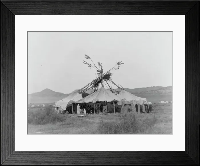 Framed Print : Gray Dawn-Cheyenne, c1910. Creator: Edward Sheriff Curtis Framed Print : Gray Dawn-Cheyenne, c1910. Creator: Edward Sheriff Curtis