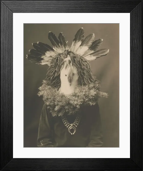 Framed Print : Haschogan (House God) - The Yebichai Hunchback, 1904 Creator: Edward Sheriff Curtis Framed Print : Haschogan (House God) - The Yebichai Hunchback, 1904 Creator: Edward Sheriff Curtis