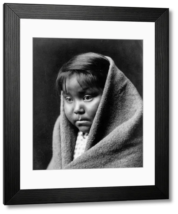 Framed Print : A child of the desert, c1904. Creator: Edward Sheriff Curtis Framed Print : A child of the desert, c1904. Creator: Edward Sheriff Curtis