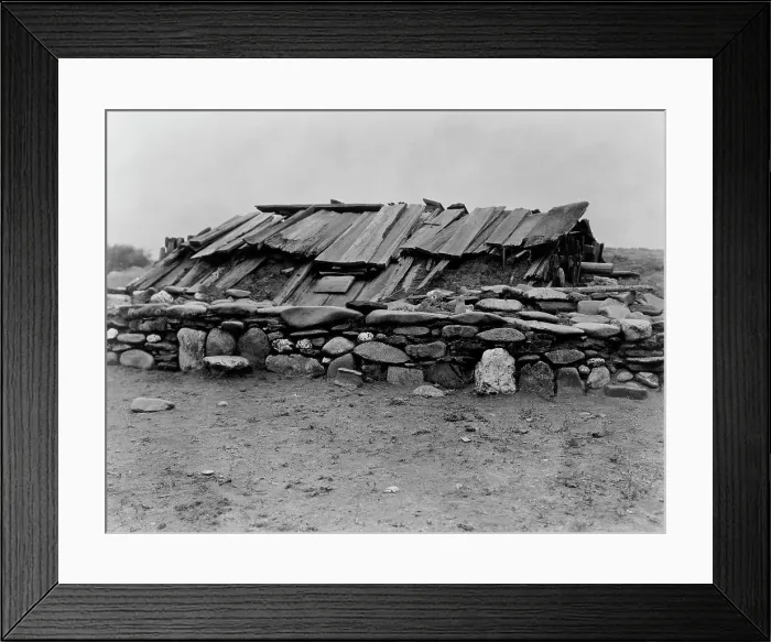 Framed Print : Hupa sweat-house, 1923. Creator: Edward Sheriff Curtis Framed Print : Hupa sweat-house, 1923. Creator: Edward Sheriff Curtis