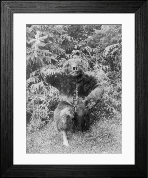 Framed Print : Nane-Qagyuhl, c1914. Creator: Edward Sheriff Curtis Framed Print : Nane-Qagyuhl, c1914. Creator: Edward Sheriff Curtis