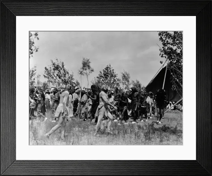Framed Print : The Clowns, animal dance-Cheyenne, c1927. Creator: Edward Sheriff Curtis Framed Print : The Clowns, animal dance-Cheyenne, c1927. Creator: Edward Sheriff Curtis
