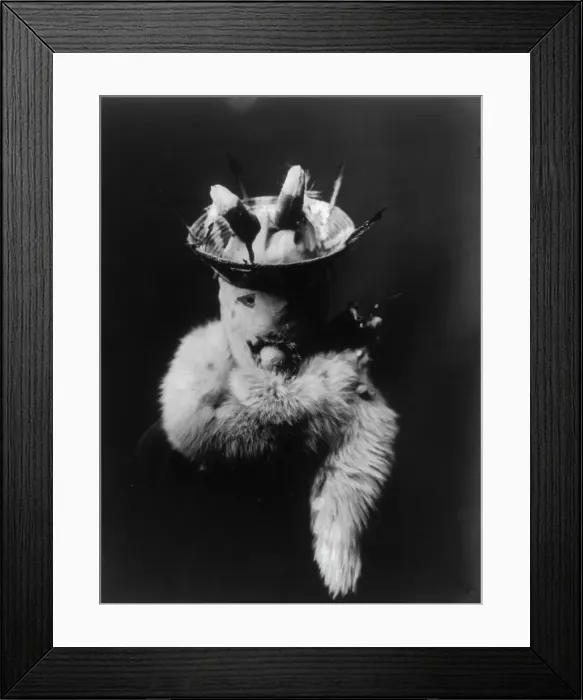 Framed Print : Gaaskidi [i.e. Ganaskidi]-Navaho, c1905. Creator: Edward Sheriff Curtis