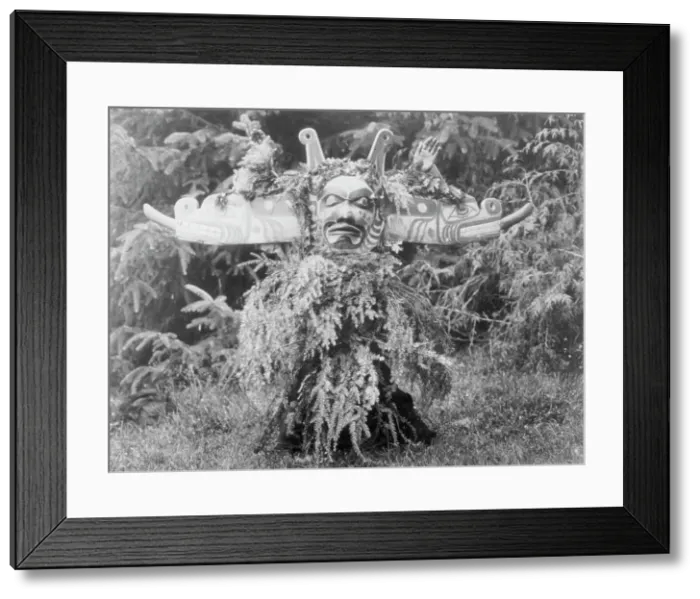 Framed Print : Sisiutl-Qagyuhl, c1914. Creator: Edward Sheriff Curtis