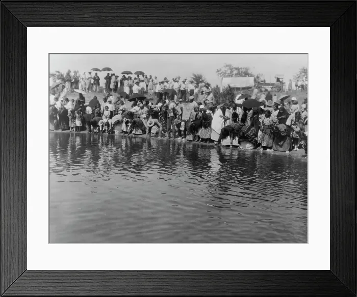 Framed Print : At the pool, animal dance-Cheyenne, c1927. Creator: Edward Sheriff Curtis Framed Print : At the pool, animal dance-Cheyenne, c1927. Creator: Edward Sheriff Curtis