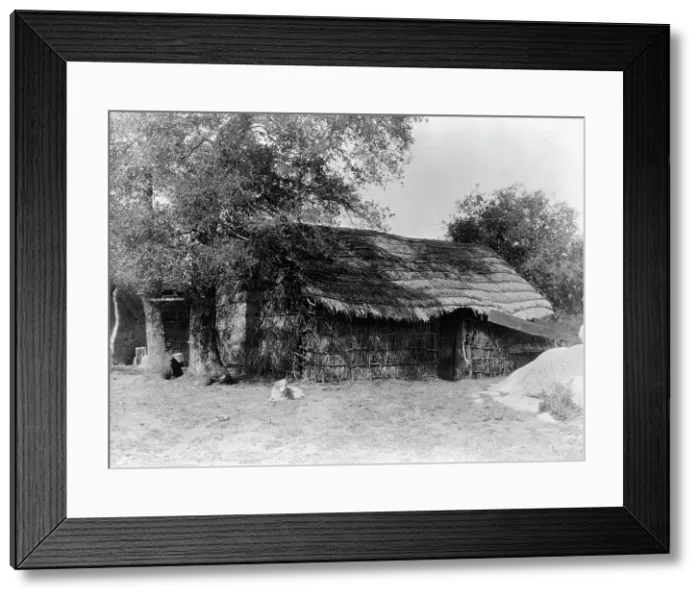 Framed Print : A Diegueño home, c1924. Creator: Edward Sheriff Curtis Framed Print : A Diegueño home, c1924. Creator: Edward Sheriff Curtis