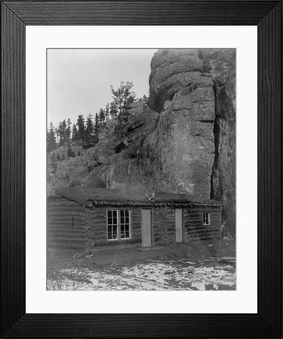 Framed Print : Camp Curtis, c1908. Creator: Edward Sheriff Curtis Framed Print : Camp Curtis, c1908. Creator: Edward Sheriff Curtis