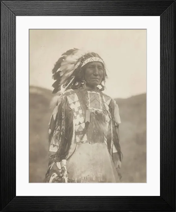 Framed Print : Long Dog (Shumka Hauska), 1907. Creator: Edward Sheriff Curtis Framed Print : Long Dog (Shumka Hauska), 1907. Creator: Edward Sheriff Curtis