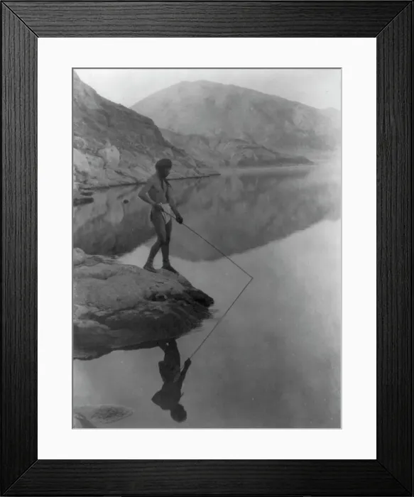 Framed Print : Shores of Walker Lake-Paviotso, c1924. Creator: Edward Sheriff Curtis Framed Print : Shores of Walker Lake-Paviotso, c1924. Creator: Edward Sheriff Curtis