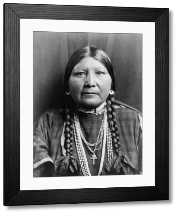 Framed Print : Nez Percé matron, c1910. Creator: Edward Sheriff Curtis Framed Print : Nez Percé matron, c1910. Creator: Edward Sheriff Curtis