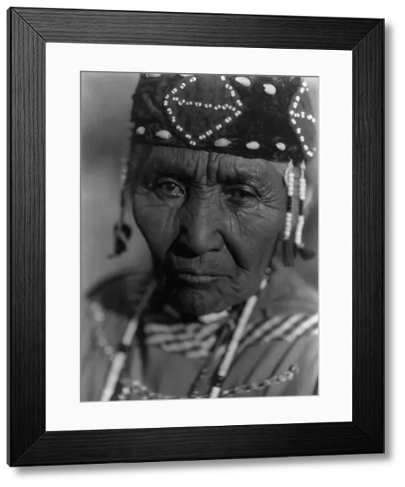 Framed Print : Wife of Modoc Henry [A]-Klamath, c1923. Creator: Edward Sheriff Curtis