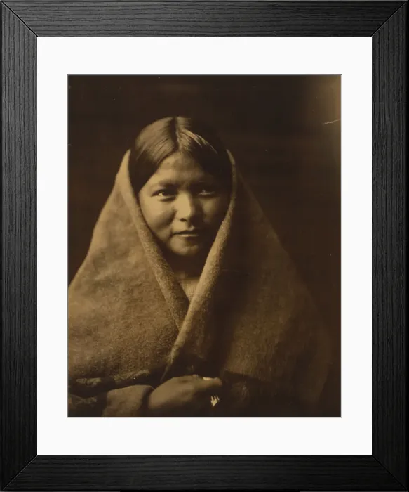 Framed Print : Navaho Belle, c1904. Creator: Edward Sheriff Curtis Framed Print : Navaho Belle, c1904. Creator: Edward Sheriff Curtis