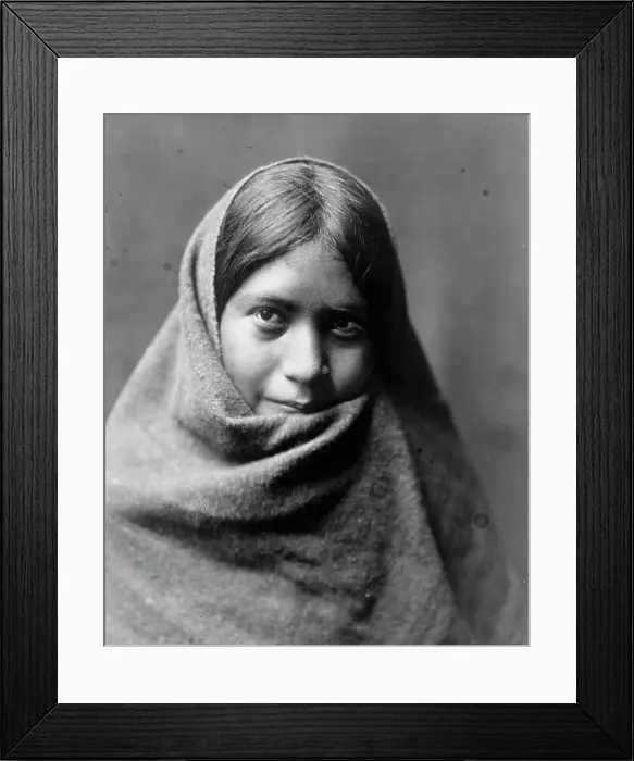 Framed Print : Pakit-Maricopa, c1907. Creator: Edward Sheriff Curtis Framed Print : Pakit-Maricopa, c1907. Creator: Edward Sheriff Curtis