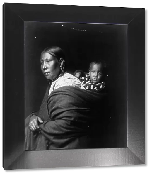 Mother and child-Ogalala, c1905. Creator: Edward Sheriff Curtis
