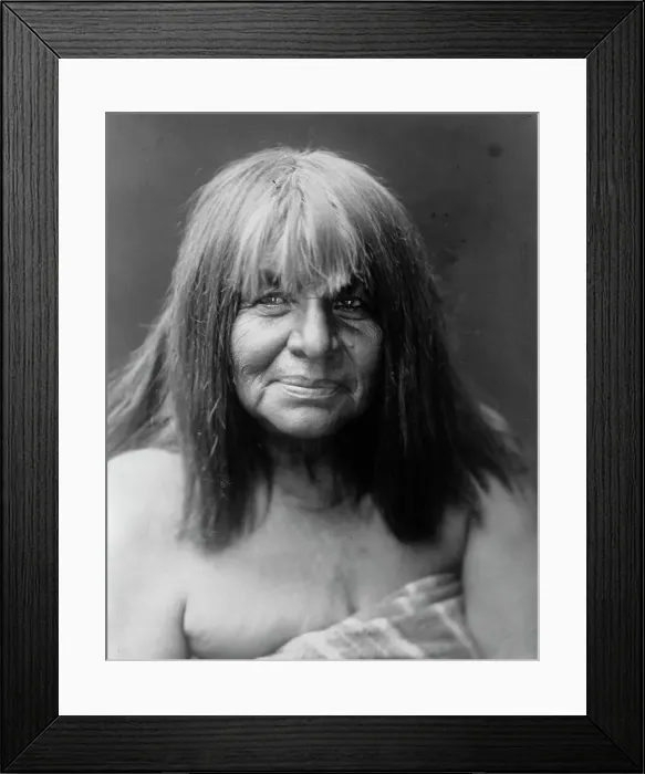 Framed Print : Havachach-Maricopa, c1907. Creator: Edward Sheriff Curtis Framed Print : Havachach-Maricopa, c1907. Creator: Edward Sheriff Curtis