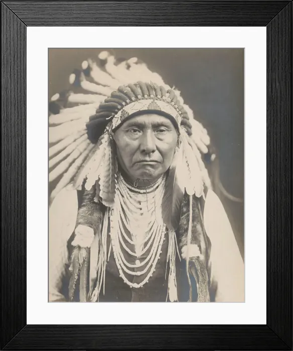 Framed Print : Joseph-Nez Percé, c1903. Creator: Edward Sheriff Curtis Framed Print : Joseph-Nez Percé, c1903. Creator: Edward Sheriff Curtis
