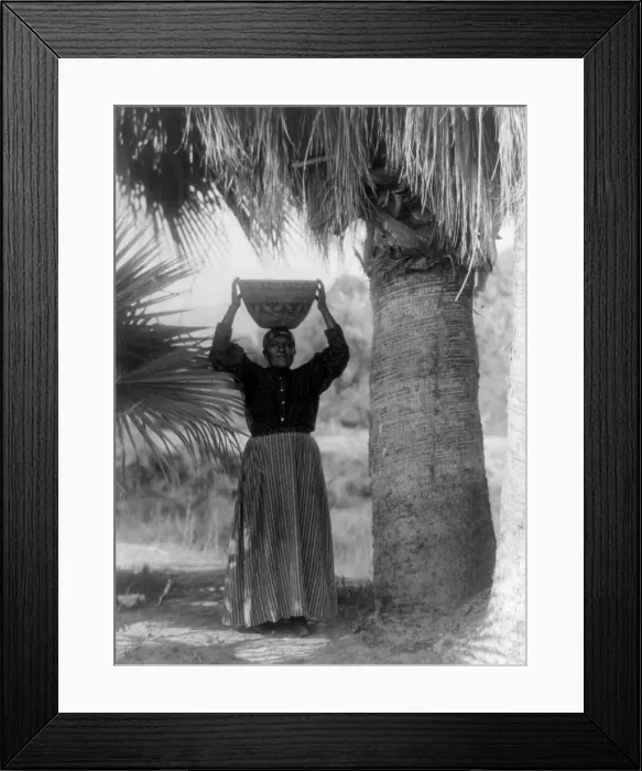 Framed Print : The harvester-Cahuilla, 1905, c1924. Creator: Edward Sheriff Curtis