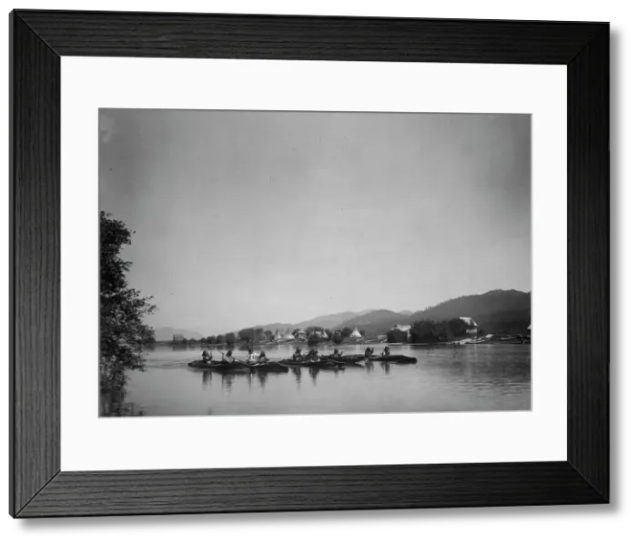 Framed Print : Kalispel scene, c1910. Creator: Edward Sheriff Curtis Framed Print : Kalispel scene, c1910. Creator: Edward Sheriff Curtis