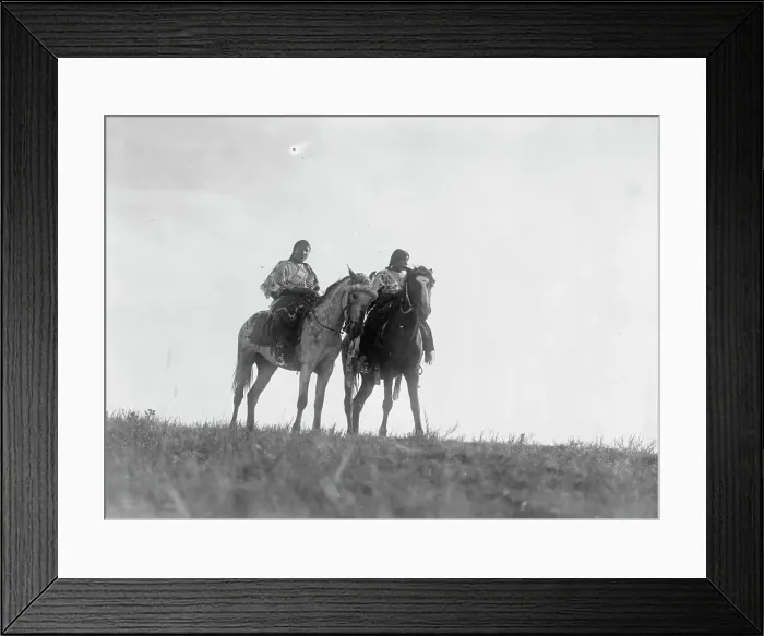 Framed Print : Ogalala[sic] girls, c1907. Creator: Edward Sheriff Curtis